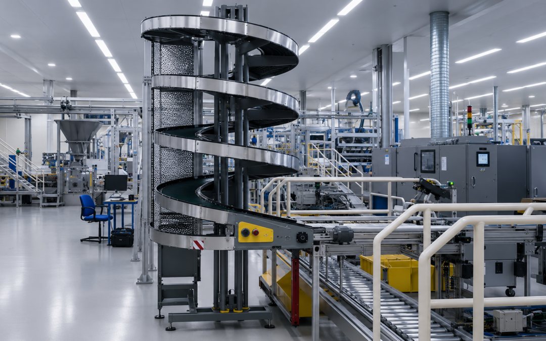 Förderstrecke für automatisierten Pakettransport