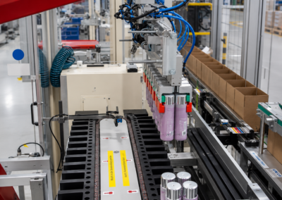 Greiftechnik für Flaschen und Dosen