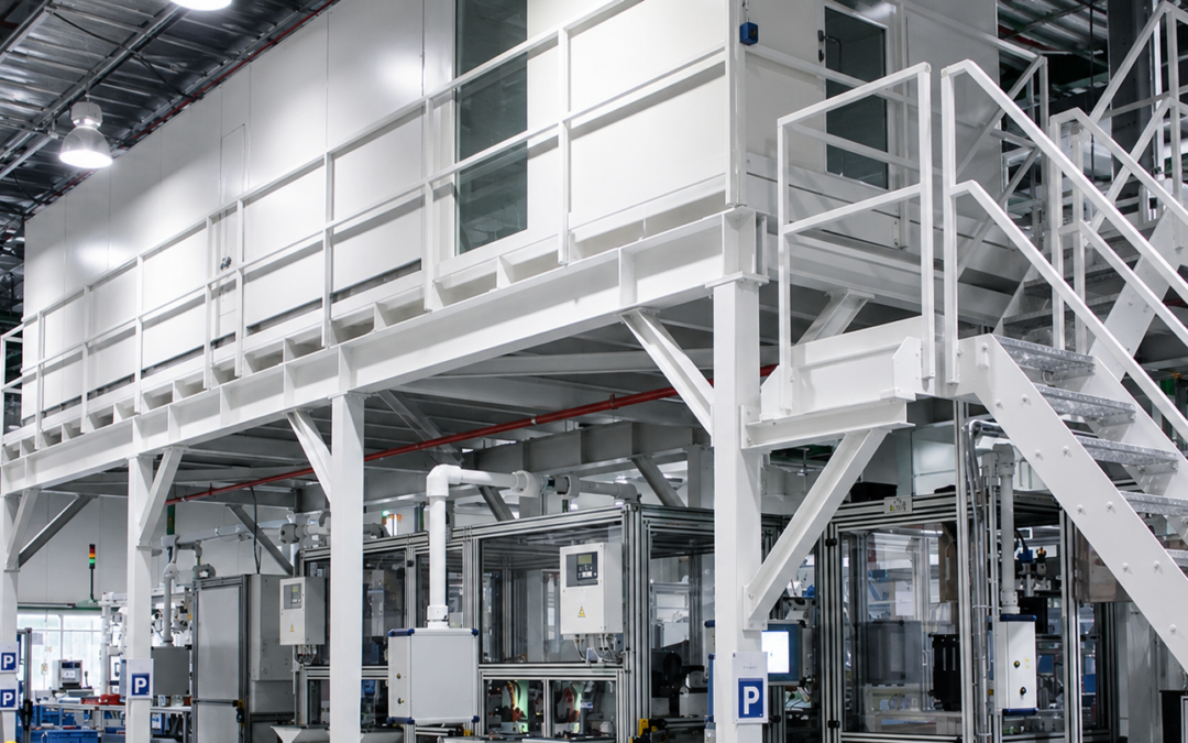 Lagerbühne für den industriellen Einsatz